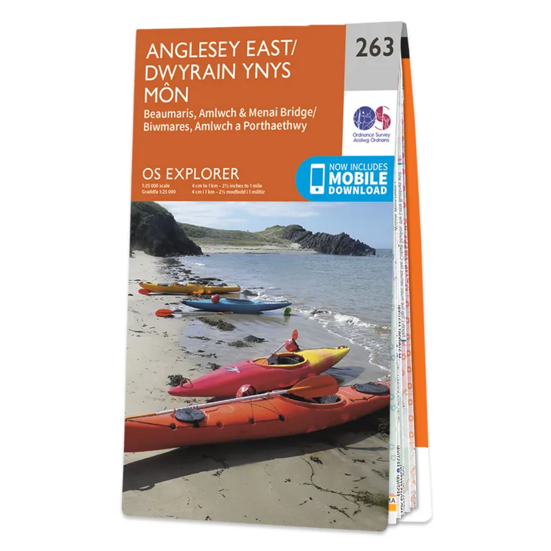 OS Explorer Map 263 Anglesey East