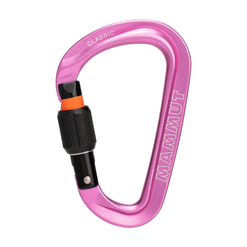 Mammut Classic HMS Screwgate Carabiner Pink
