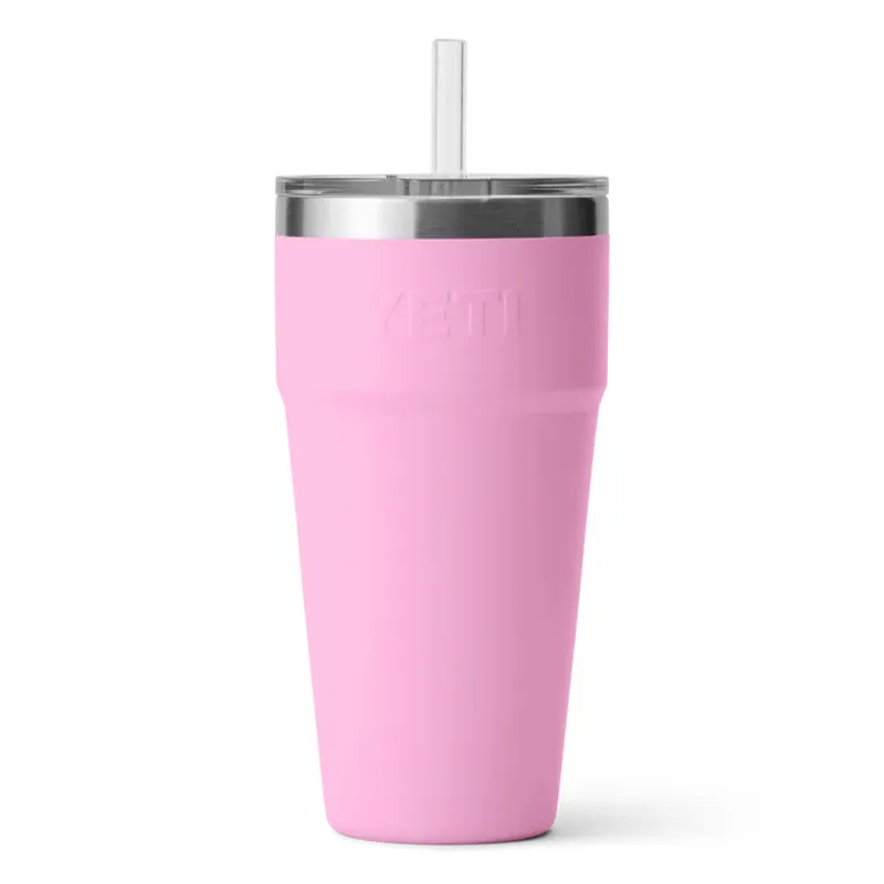 YETI Rambler 26oz Straw Cup Power Pink-1