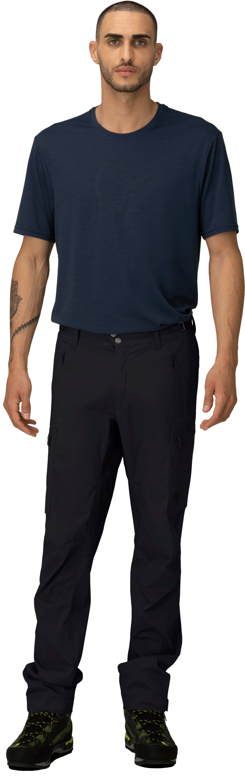 Norrona Men's Femund Light Cotton Pants Navy Blazer-3