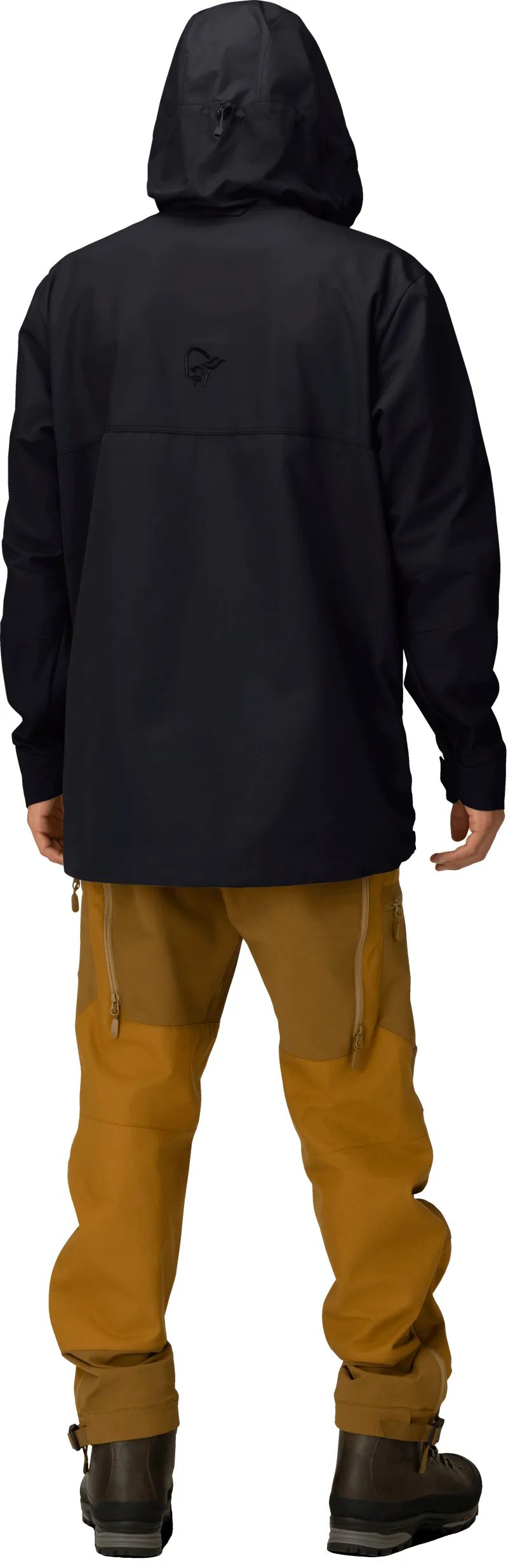 Norrona Men's Femund Cotton Anorak Navy Blazer-2