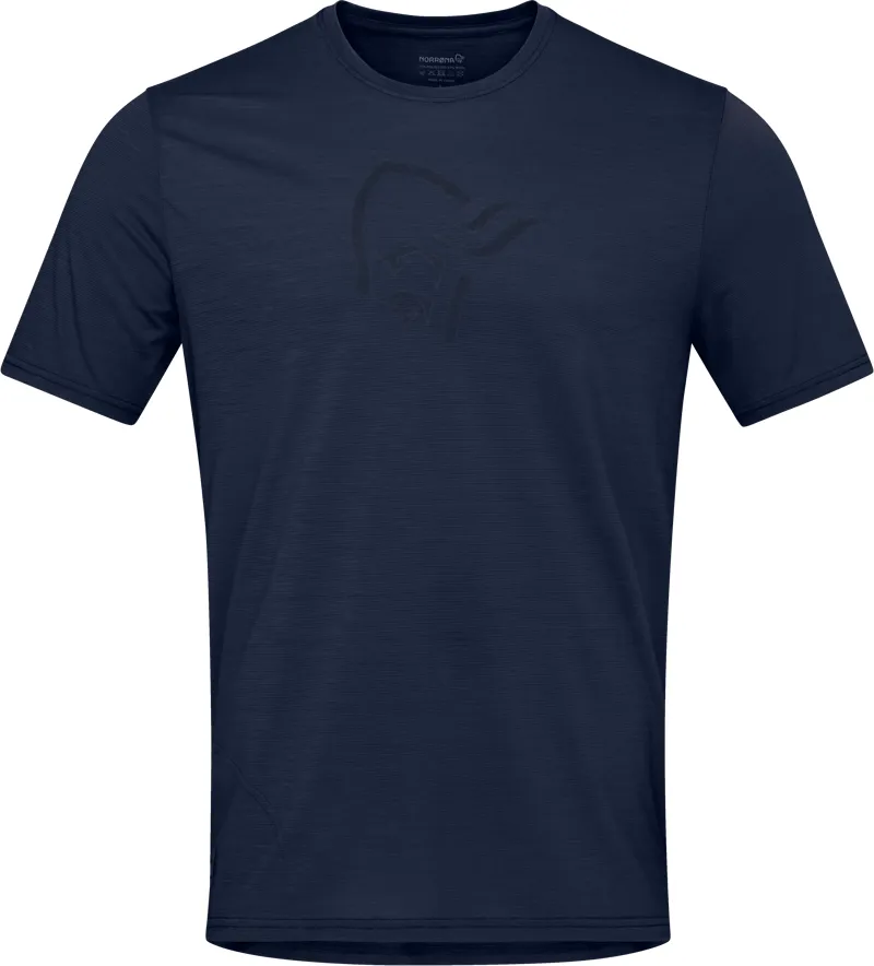 Norrona Men's Femund Equaliser Merino T-Shirt Indigo Night