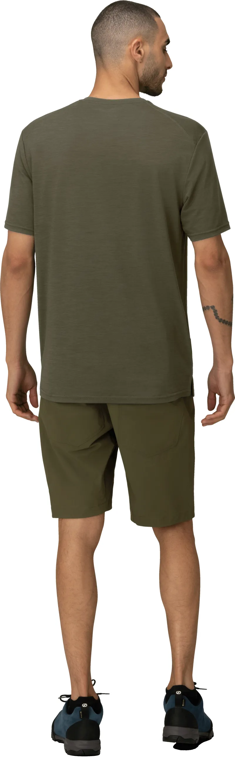 Norrona Men's Femund Equaliser Merino T-Shirt Olive-2