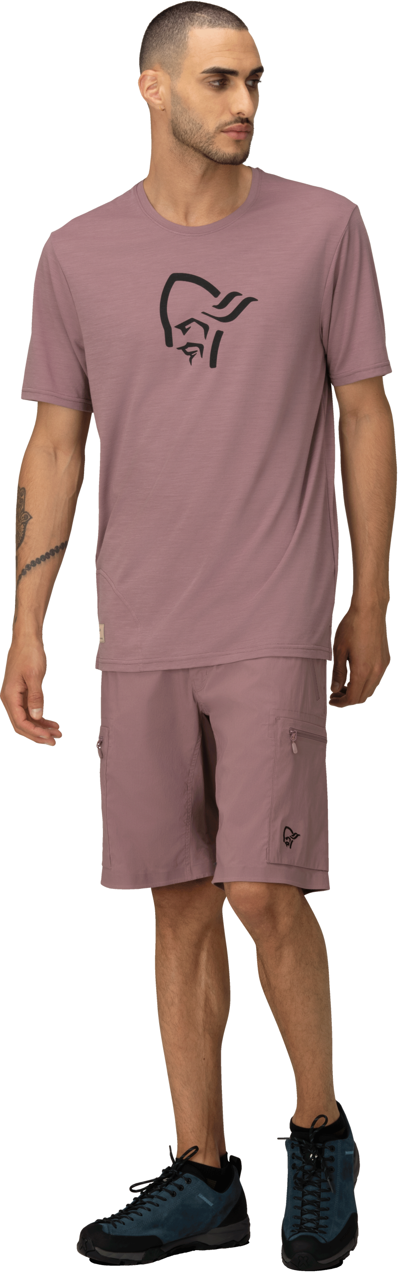 Norrona Men's Femund Equaliser Merino T-Shirt Grape-3