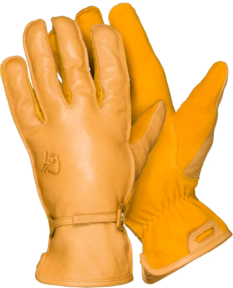 Norrona Unisex Femund Leather Gloves Kangaroo