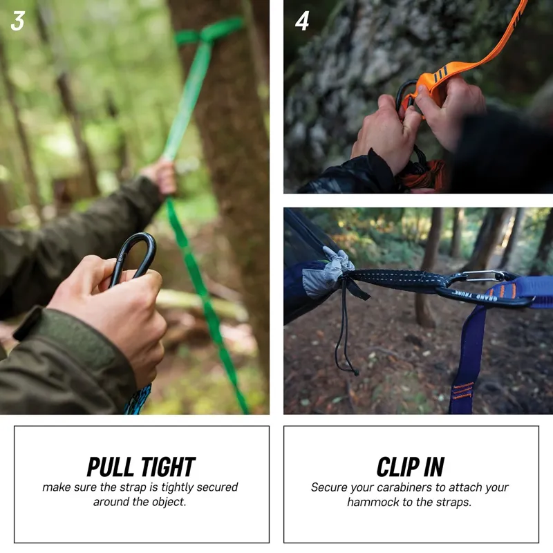 Grand Trunk Hammock Suspension Straps Black-2