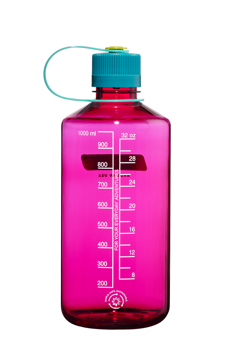Nalgene Narrow Mouth 1L Tritan Sustain Bottle Egg Plant-1