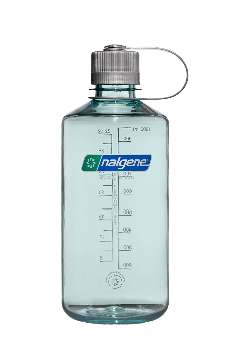 Nalgene Narrow Mouth 1L Tritan Sustain Bottle Sea Foam
