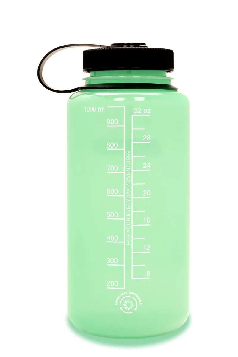Nalgene Wide Mouth Tritan Sustain Bottle 1 Litre Glow Green-1