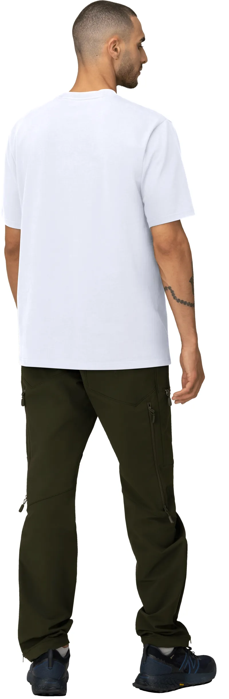 Norrona Men's 29 Cotton Pocket T-Shirt Pure White-2