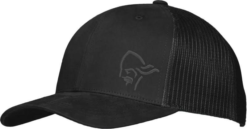 Norrona Unisex /29 Trucker Mesh Snap Back Cap Caviar