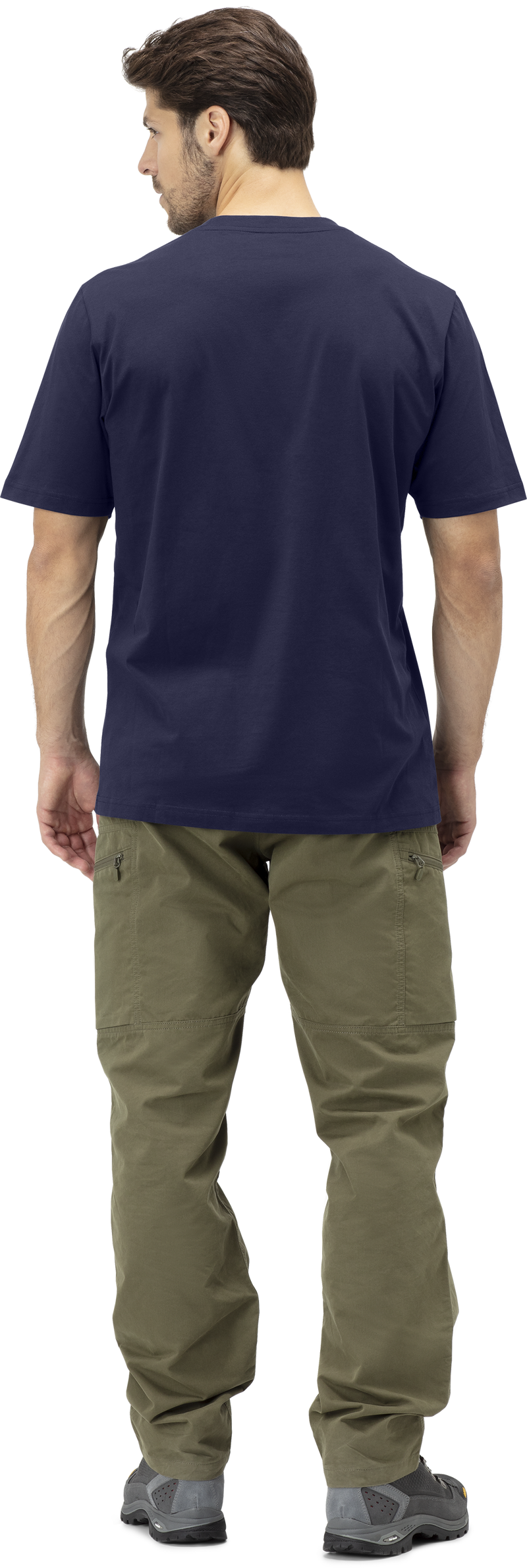 Norrona Men's  29 Cotton Square Viking T-Shirt Indigo-2