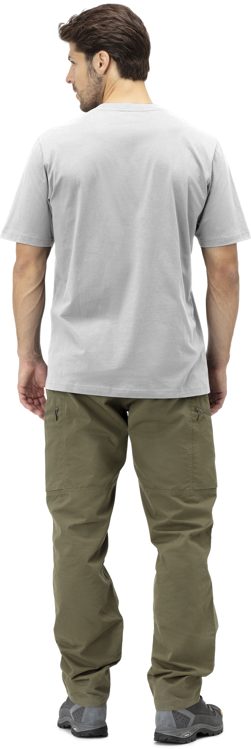 Norrona Men's 29 Cotton Square Viking T-Shirt Drizzle-2