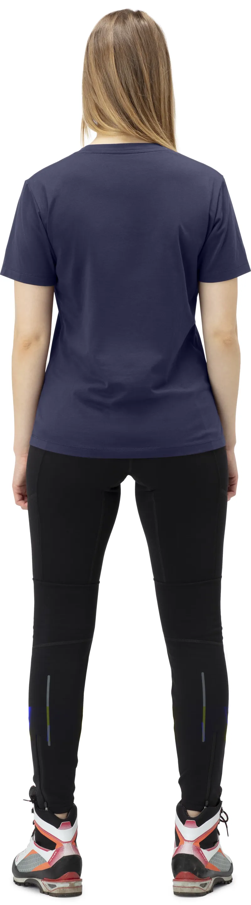 Norrona Women's 29 Cotton  Viking T-Shirt Indigo-2