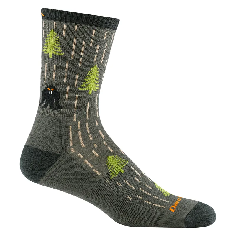 Darn Tough Yarn Goblin Micro Crew Lightweight Hiking Socks Forest