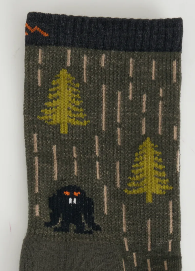 Darn Tough Yarn Goblin Micro Crew Lightweight Hiking Socks Forest-3