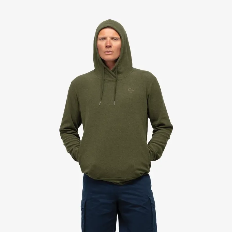 Norrona Men's Femund Warm2 Hoodie Olive-1