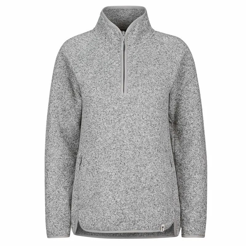 Frilufts Women's Hagleren Knit Fleece Half Zip Silver Birch