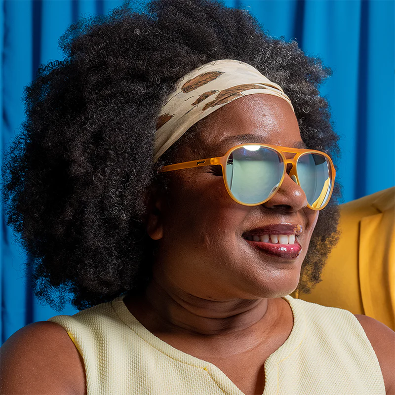 Goodr Mach G  Sunglasses Cheesy Flight Attendant-3