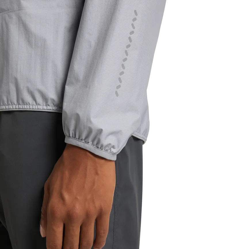 Haglofs Men's L.I.M Proof Jacket Concrete/ Aurora-2