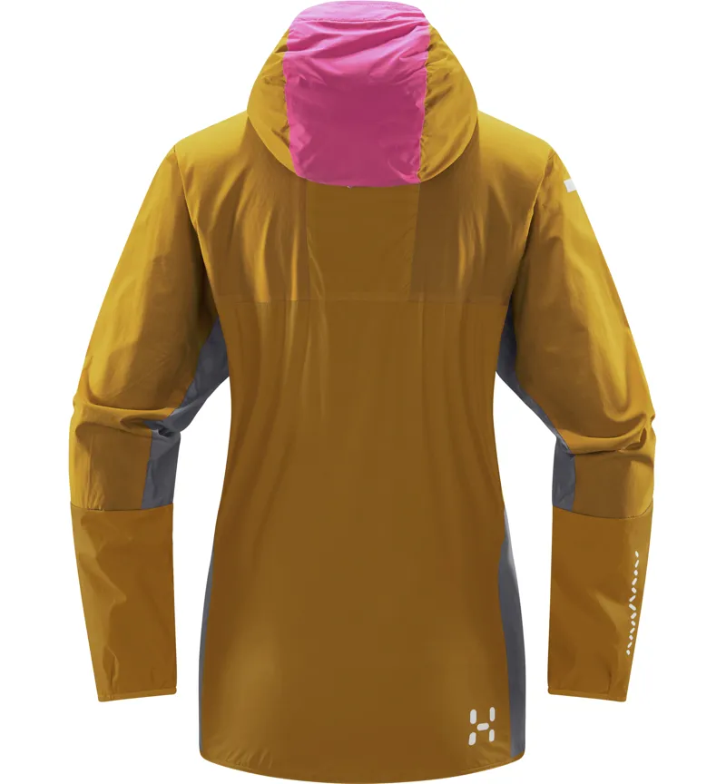 Haglofs Women's L.I.M Alpha Hoodie Ultra Pink/Autumn Leaves-1