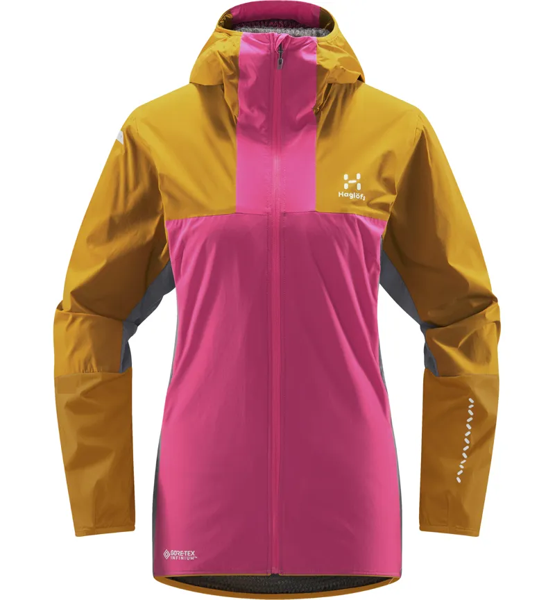 Haglofs Women's L.I.M Alpha Hoodie Ultra Pink/Autumn Leaves