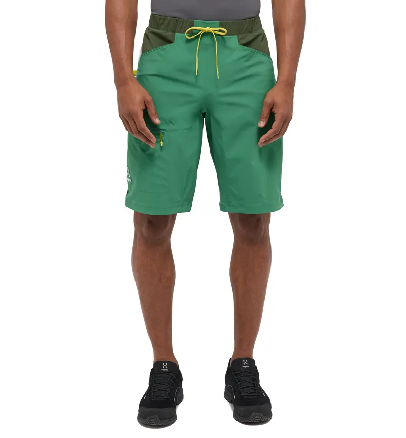 Haglofs Mens ROC Lite Standard Shorts Dark Jelly Green-2