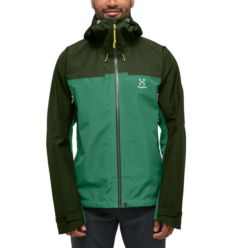 Haglofs Mens ROC Flash GTX Jacket Dark Jelly Green-2