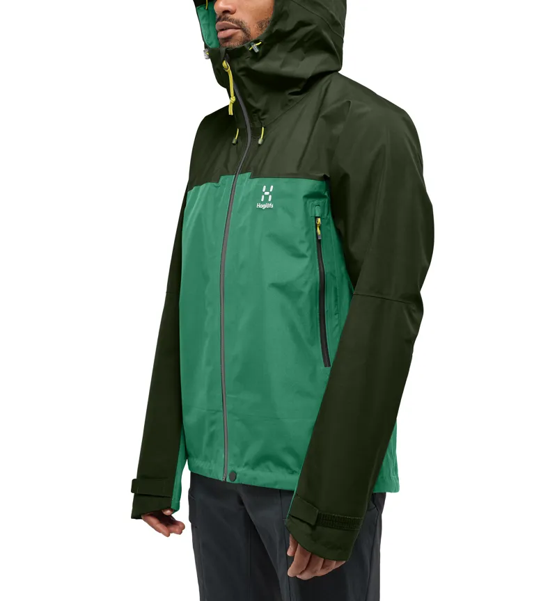 Haglofs Mens ROC Flash GTX Jacket Dark Jelly Green-3