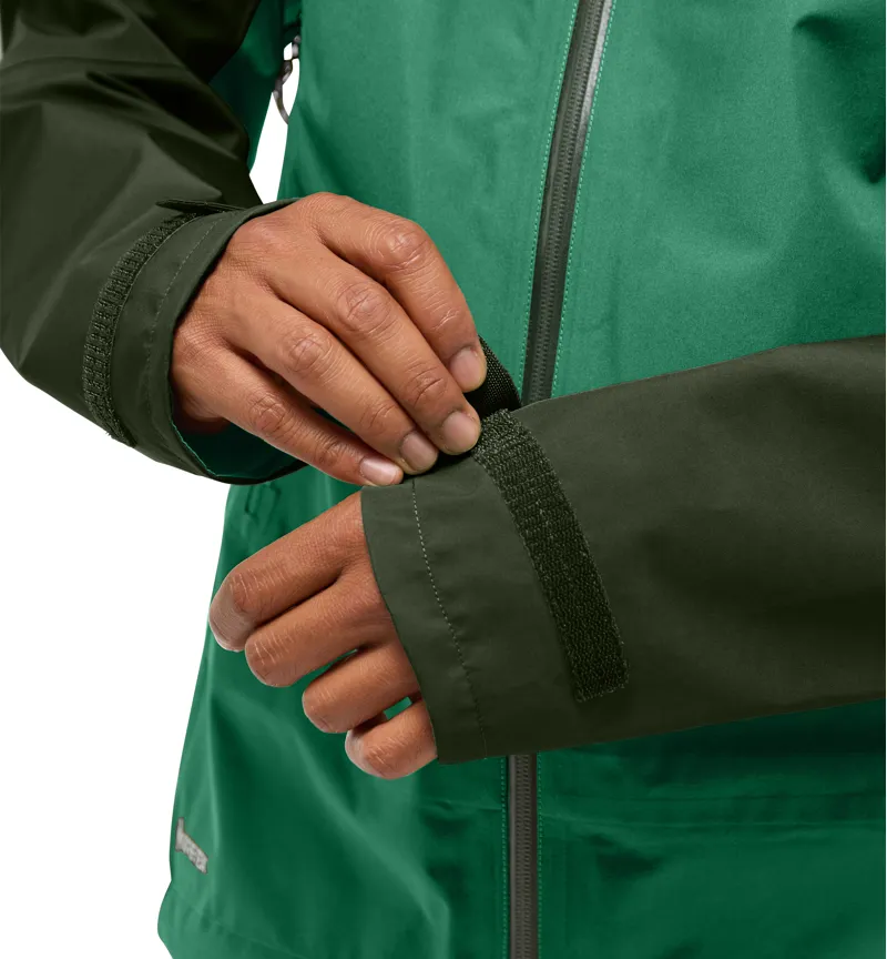 Haglofs Mens ROC Flash GTX Jacket Dark Jelly Green-7