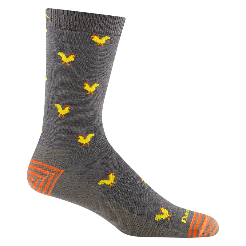 Darn Tough Men's Strut Crew Lightweight Lifestyle Socks Taupe