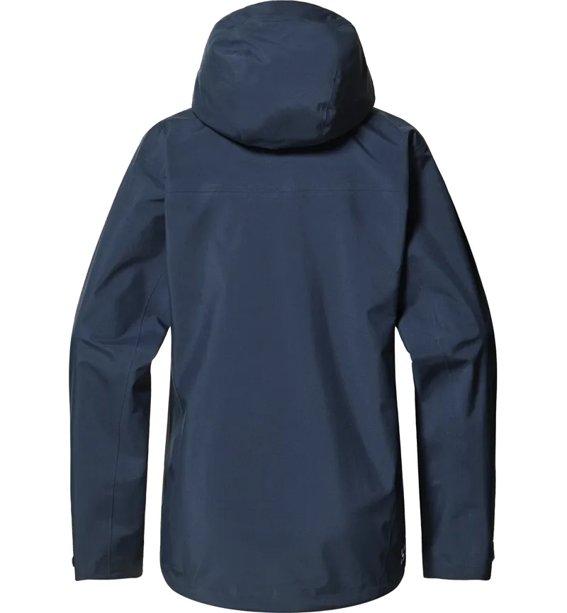 Haglofs Womens Front Proof Jacket Frost Tarn Blue-1