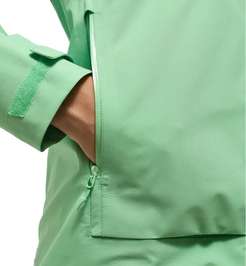 Haglofs Womens Front Proof Jacket Frost Mint Stone-7