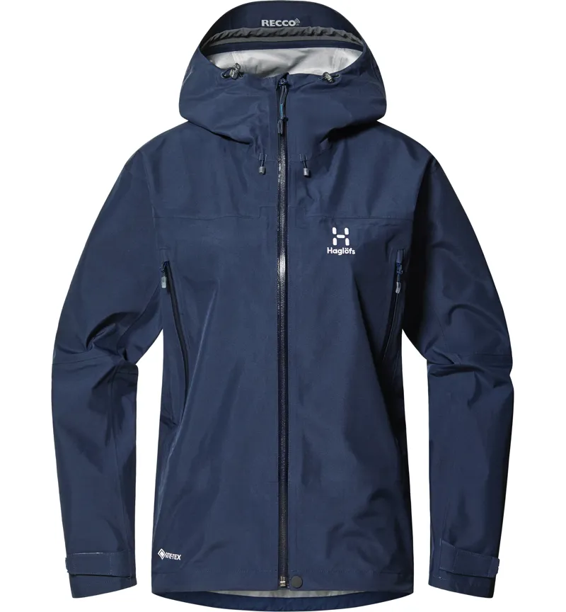 Haglofs Womens ROC Flash GTX Jacket Tarn Blue