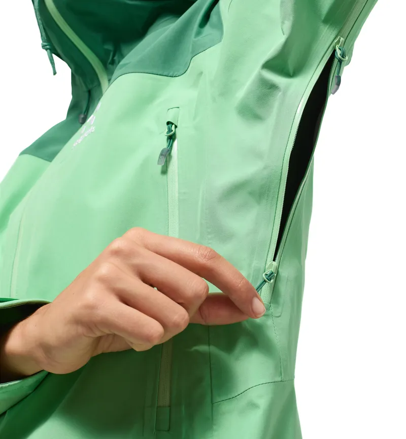Haglofs Womens ROC Flash GTX Jacket Mint Stone-7