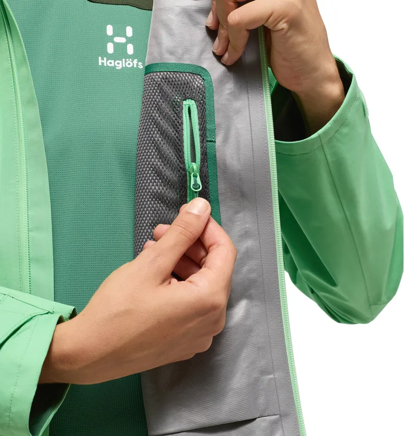 Haglofs Womens ROC Flash GTX Jacket Mint Stone-9