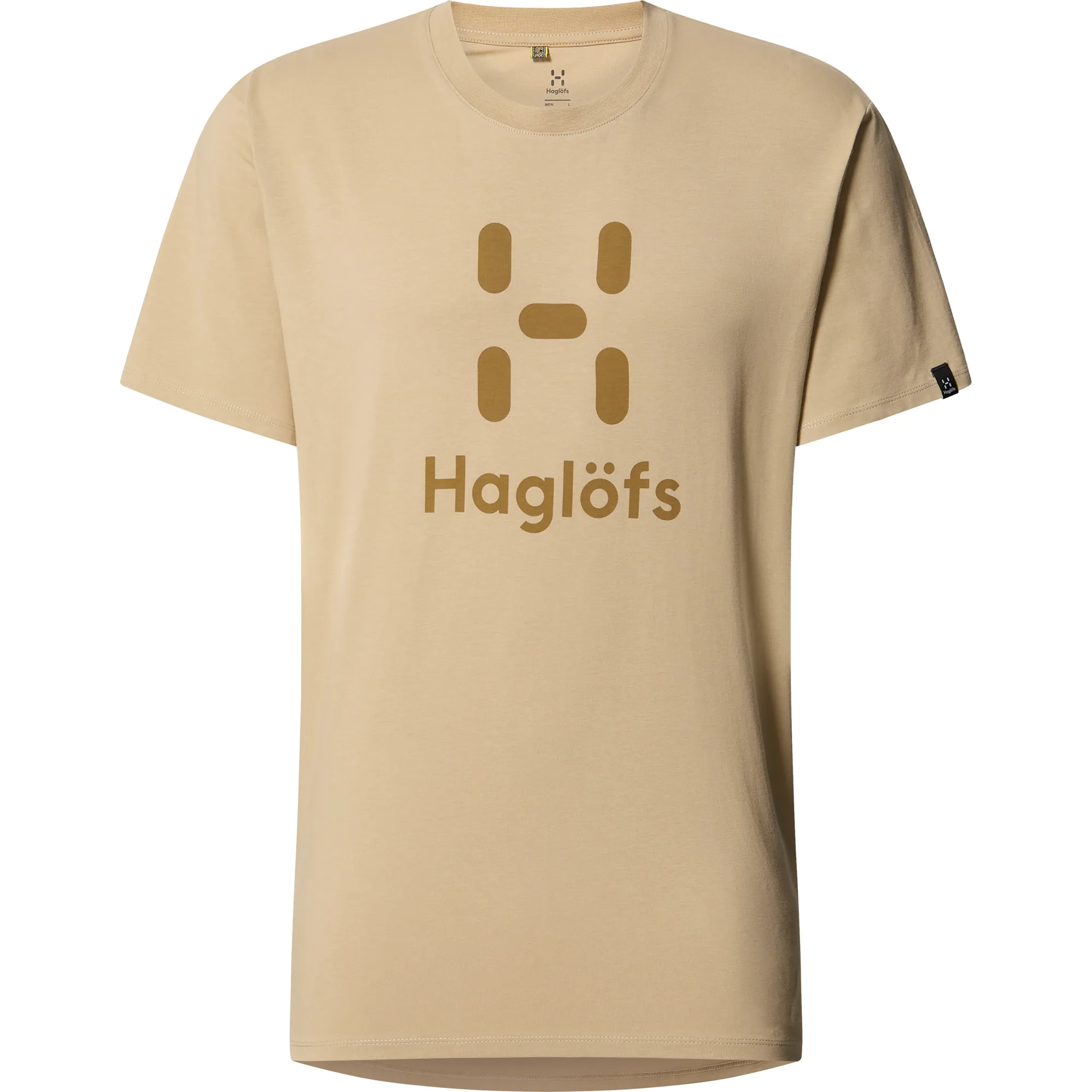 HA Men's Cord Camp Shirt - Sand Color, 4XL, Rayon/Polyester Blend, Full Button Front, Chest Pocket