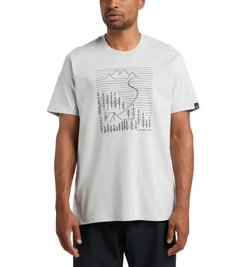 Haglofs Men's Camp Tee Stone Grey-2