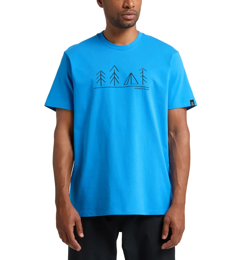 Haglofs Men's Camp Tee Nordic Blue-2