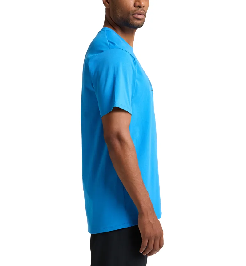 Haglofs Men's Camp Tee Nordic Blue-3