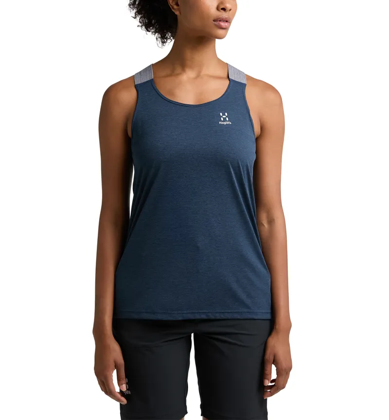 Haglofs Women's Ridge Tank Top Tarn Blue-2