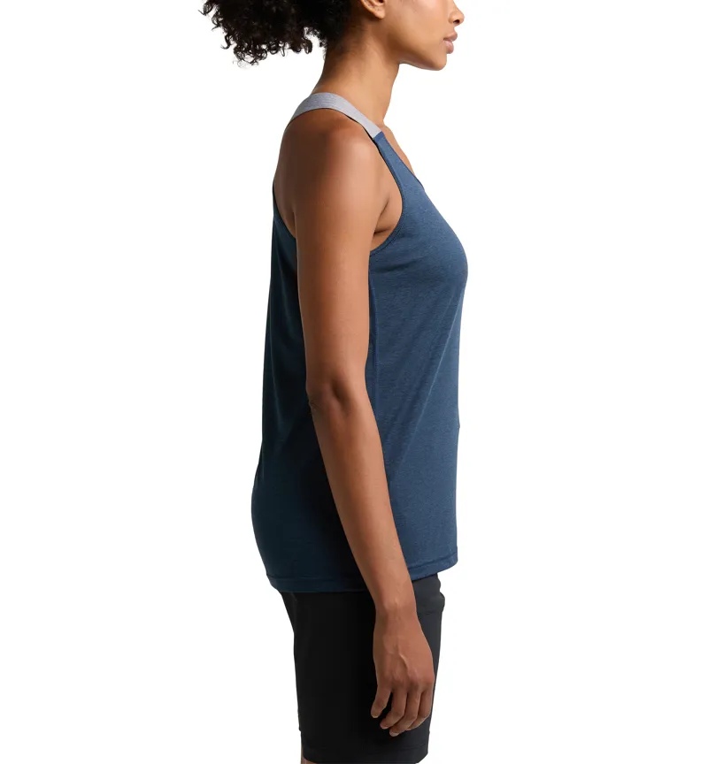 Haglofs Women's Ridge Tank Top Tarn Blue-3
