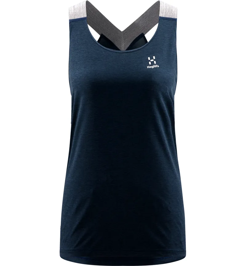 Haglofs Women's Ridge Tank Top Tarn Blue