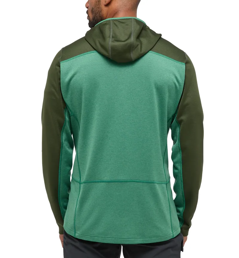 Haglofs Mens ROC Flash Mid Hoodie Seaweed Green-4