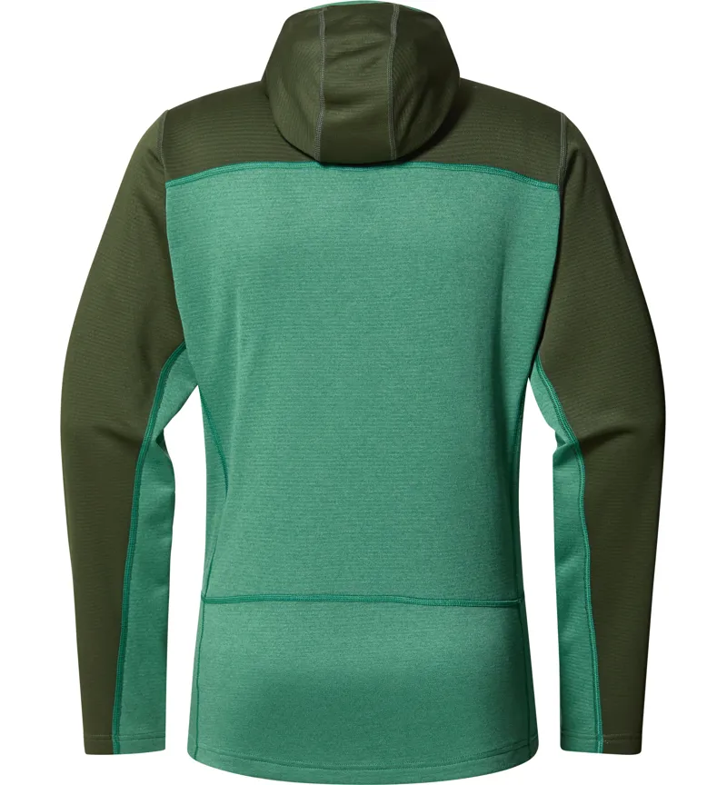 Haglofs Mens ROC Flash Mid Hoodie Seaweed Green-1