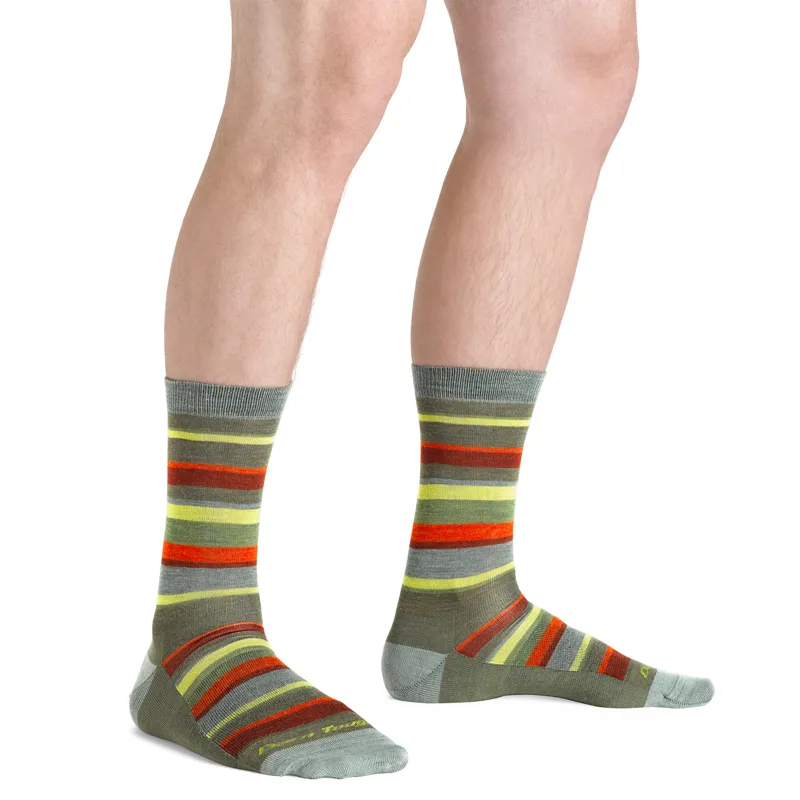 Darn Tough Mens Druid Crew Lightweight Socks Cedar-1