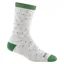 Darn Tough Women's Pin Drop Crew Lightweight Lifestyle Socks Ash