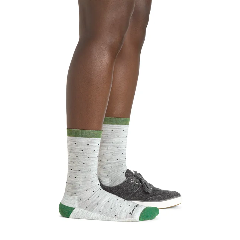 Darn Tough Women's Pin Drop Crew Lightweight Lifestyle Socks Ash-2