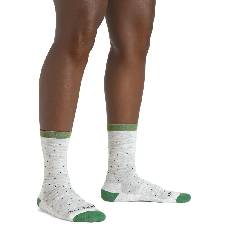 Darn Tough Women's Pin Drop Crew Lightweight Lifestyle Socks Ash-1