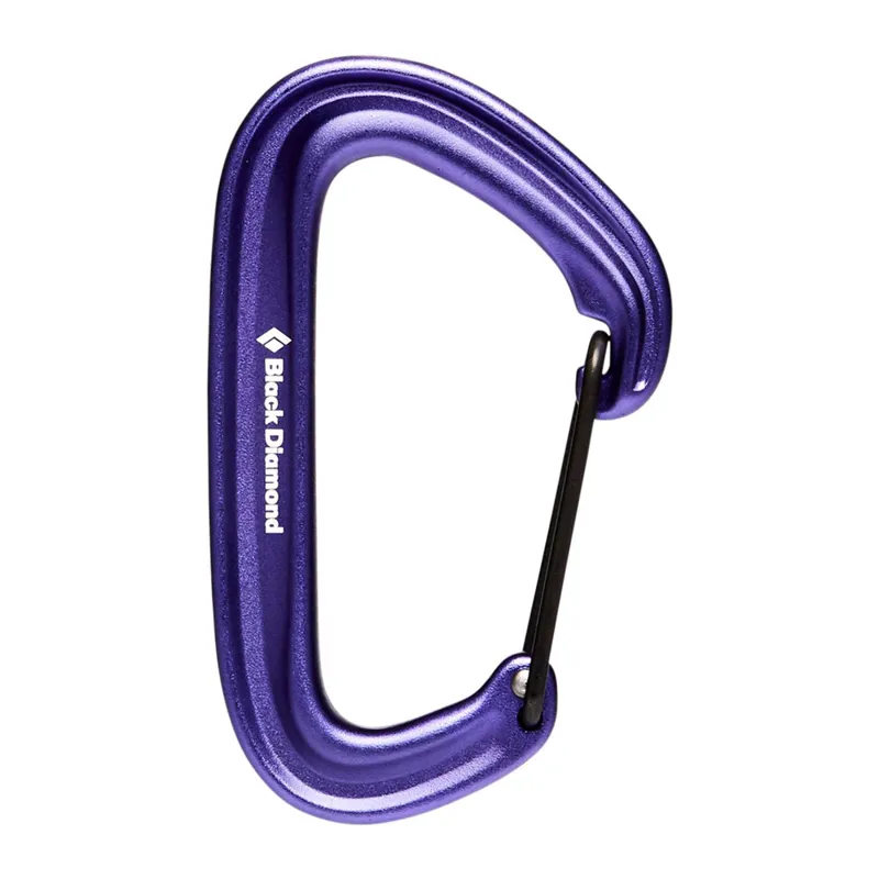 Black Diamond LiteWire Carabiner Purple